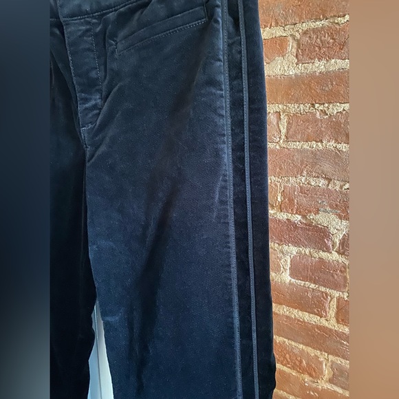 Loft Modern Velvet Tuxedo Pants - Picture 4 of 11